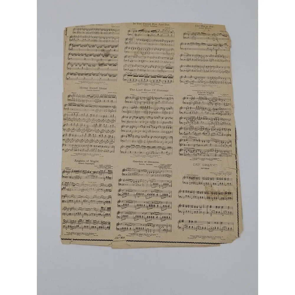 Pioneer Limited Passenger Train Sheet Music 1909 Milwaukee Railroad Road Vintage